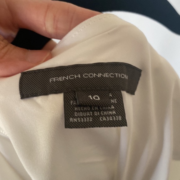 French Connection White dress. Size 10 - Picture 3 of 3
